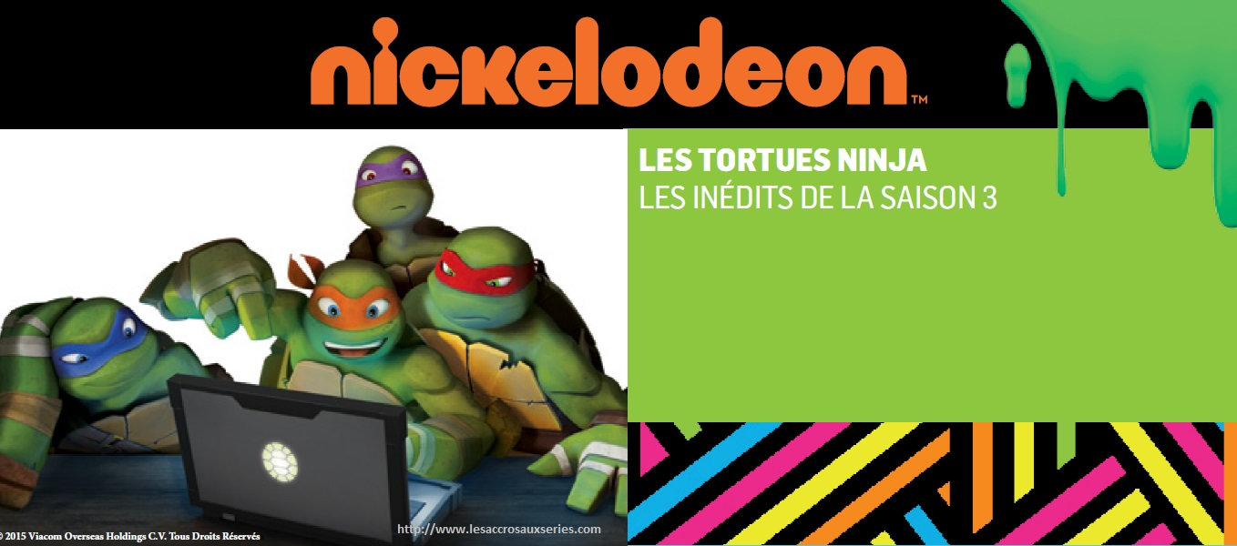 Les Tortues Ninja (saison 3 – suite) diffusée sur Nickelodeon
