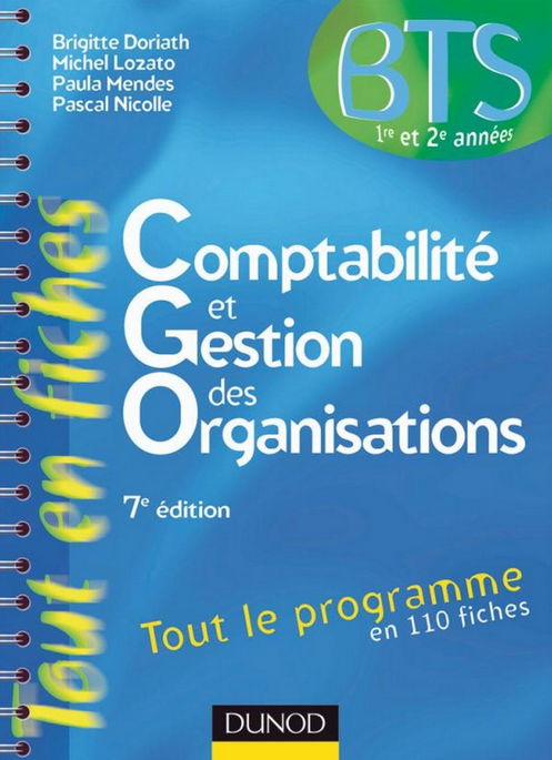 Comptabilité et gestion des organisations 7e Edition