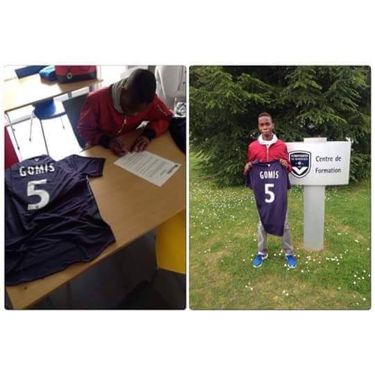 Un jeune U12 signe aux Girondins