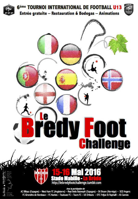 Bordeaux dans le groupe B pour le Bredy Foot Challenge