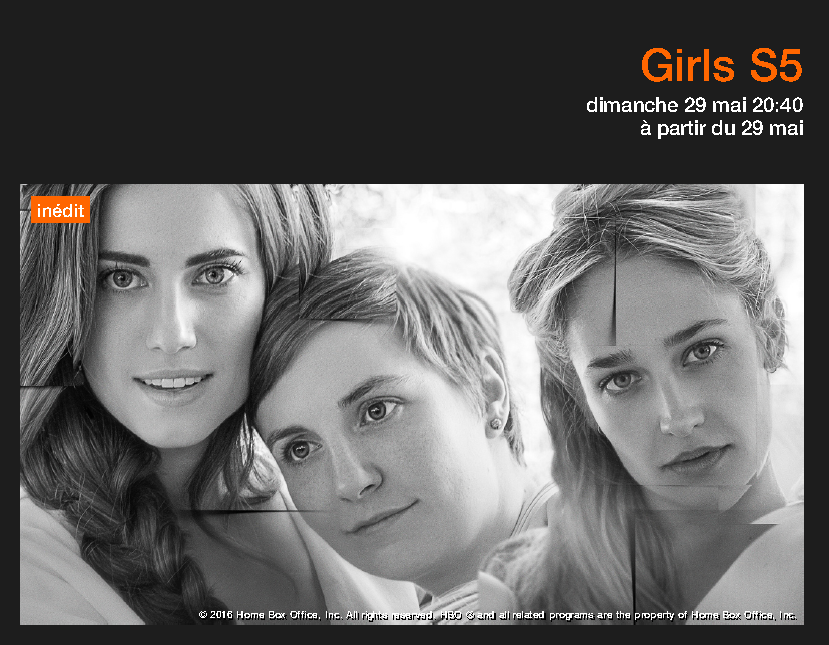 Girls (saison 5) diffusée sur OCS City