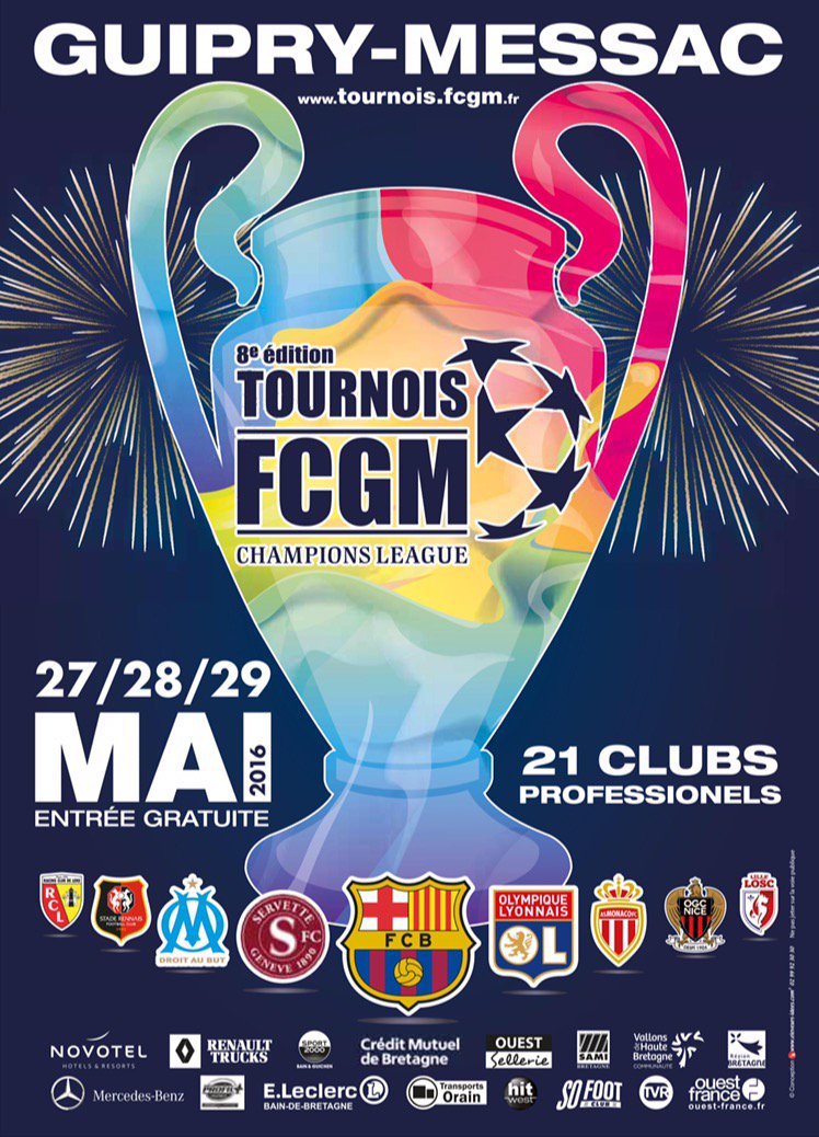 Les U10 à la FCGM Champions League ce week-end