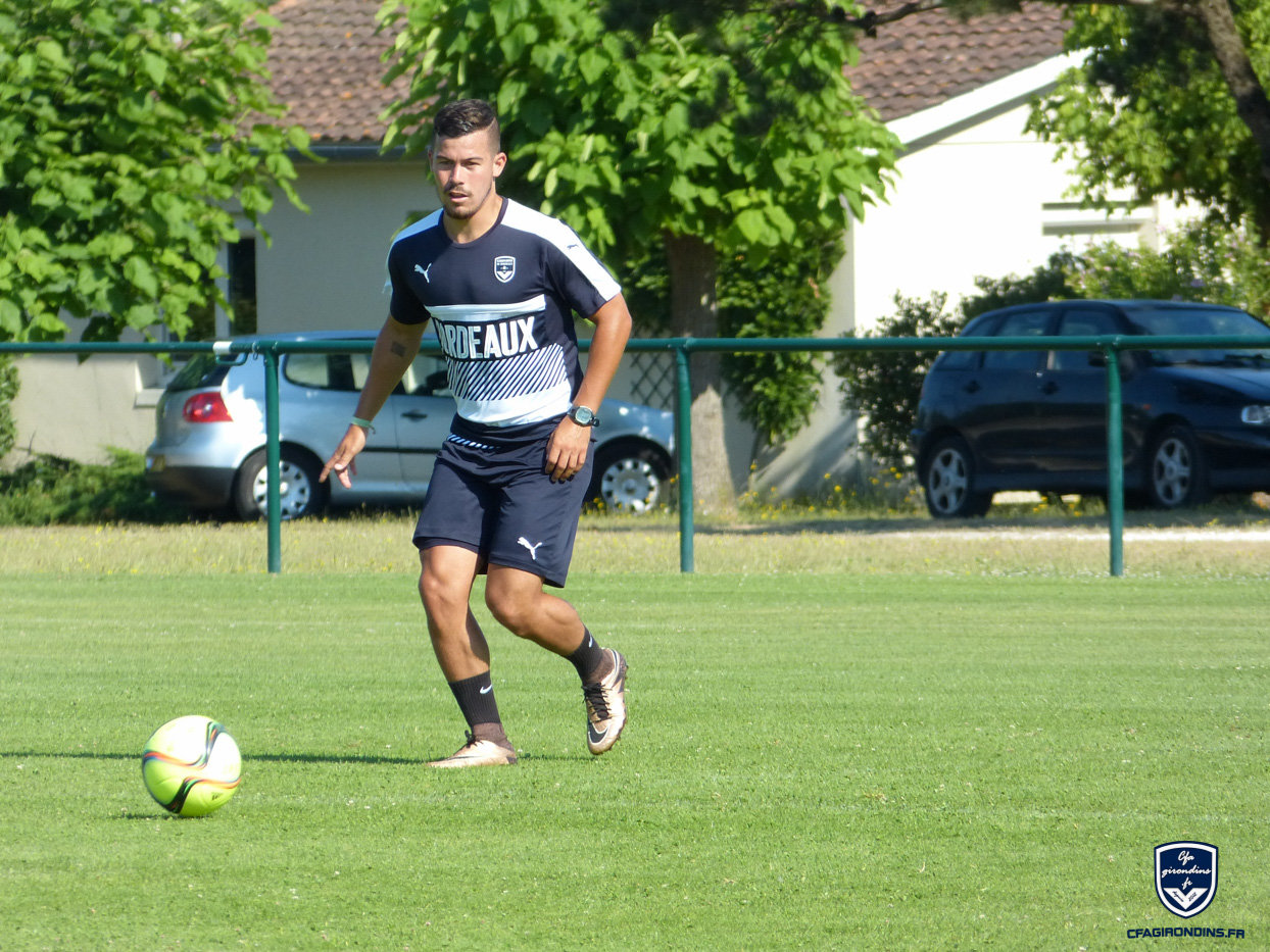 Cfa Girondins : Clément Badin s'entraîne avec la réserve - Formation Girondins 