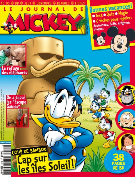 Le Journal de Mickey n°3345 - 27 Juillet 2016 