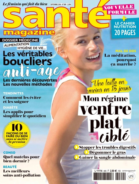 Santé Magazine N°489 - Septembre 2016 