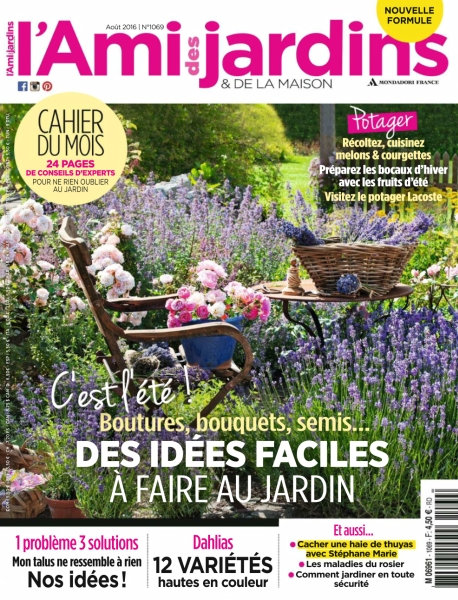 L'Ami des Jardins n°1069 - Août 2016 