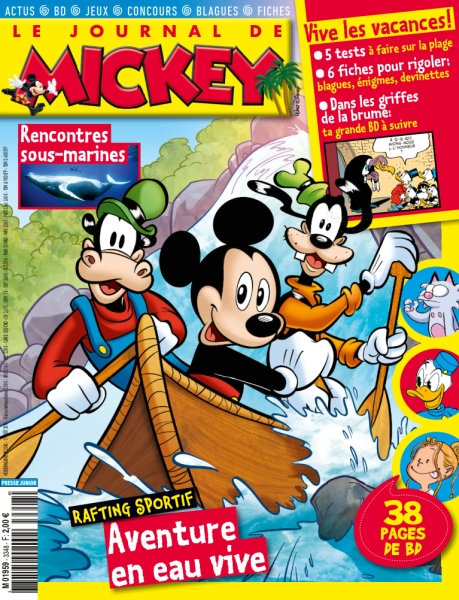 Le Journal de Mickey n°3348 - 17 Août 2016 