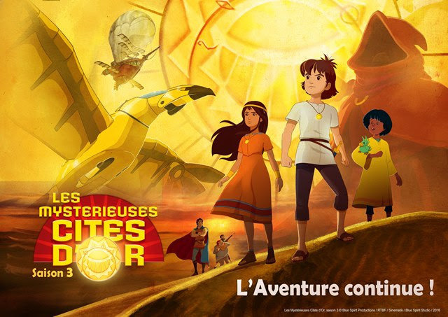 Les Mystérieuses Cités d’Or (saison 3) ce matin sur TFOU