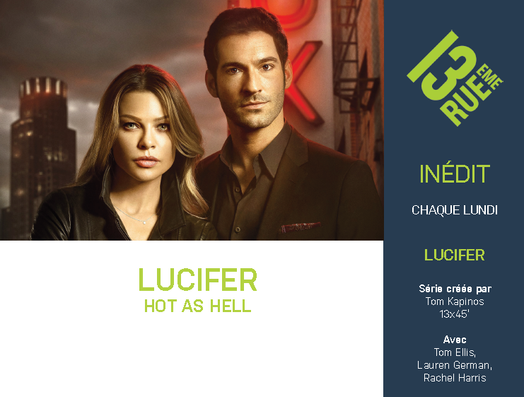 Lucifer (saison 1) débarque sur 13èmeRue