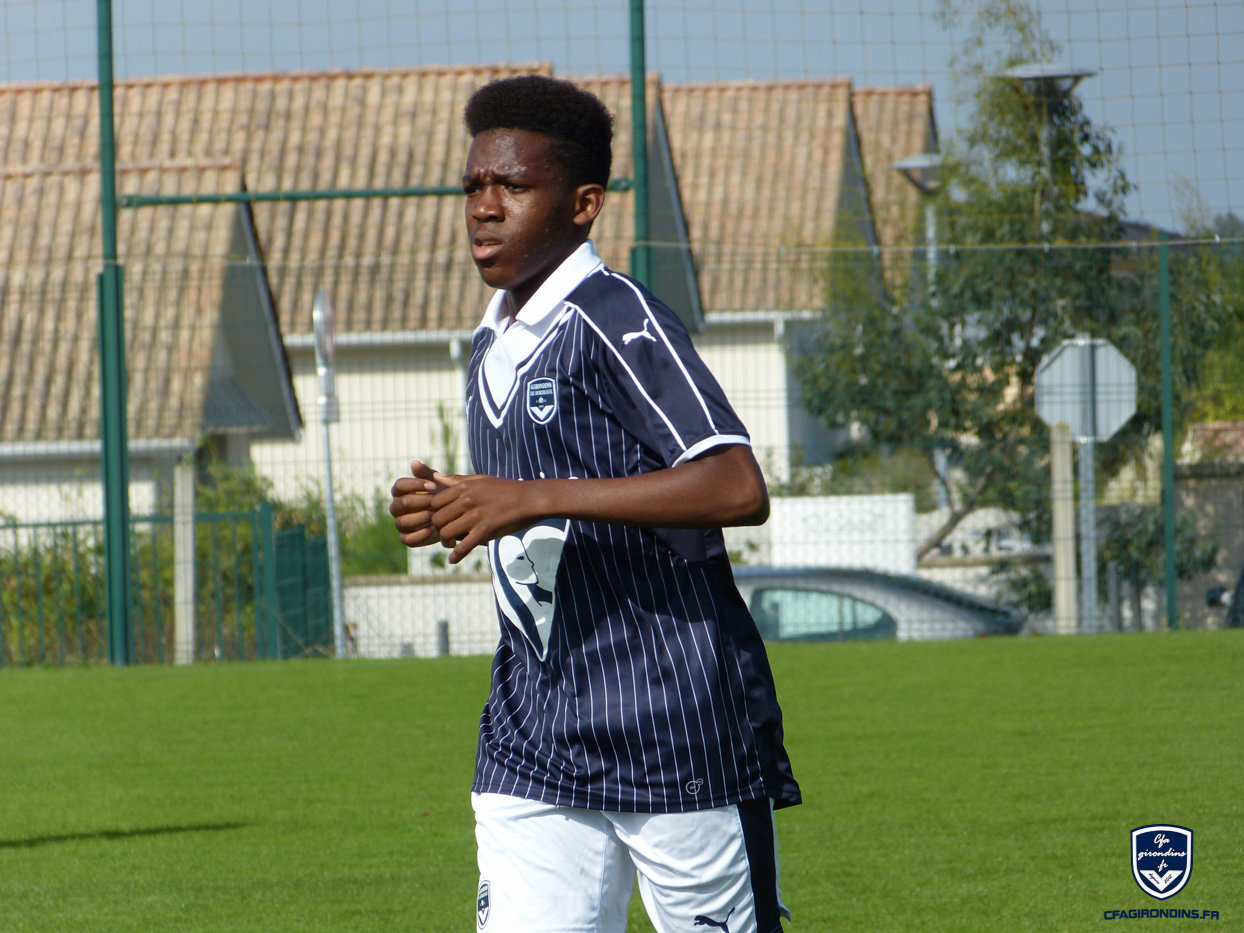 Cfa Girondins : Noha Ndombasi en équipe de France U16 - Formation Girondins 