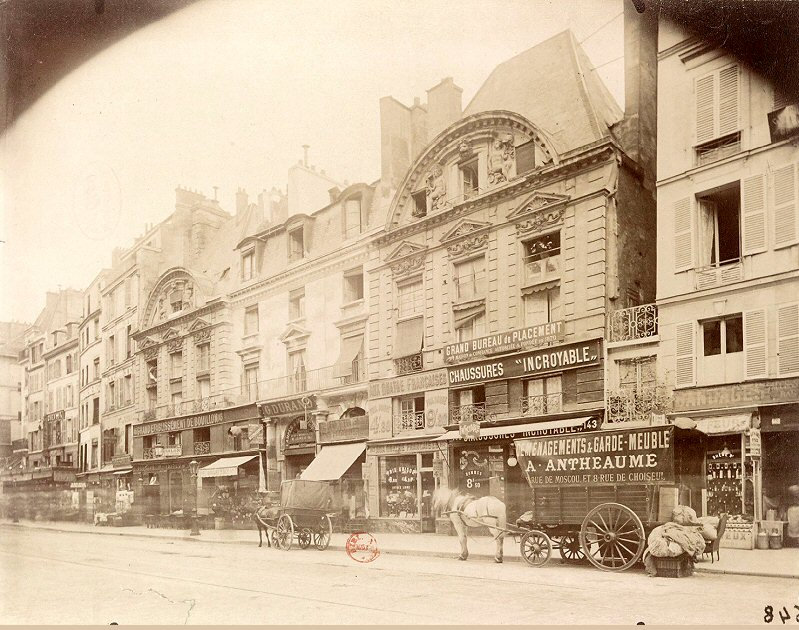 RUE SAINT ANTOINE PARIS 4ème. PHOTOS D'AUTREFOIS.