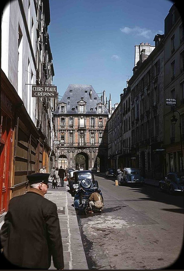 RUE DE BIRAGUE PARIS 4ème. PHOTOS D'AUTREFOIS.