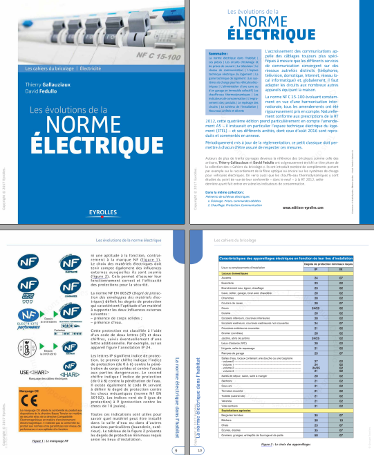 Les évolutions de la norme électrique 4e Edition ( 2017 ).