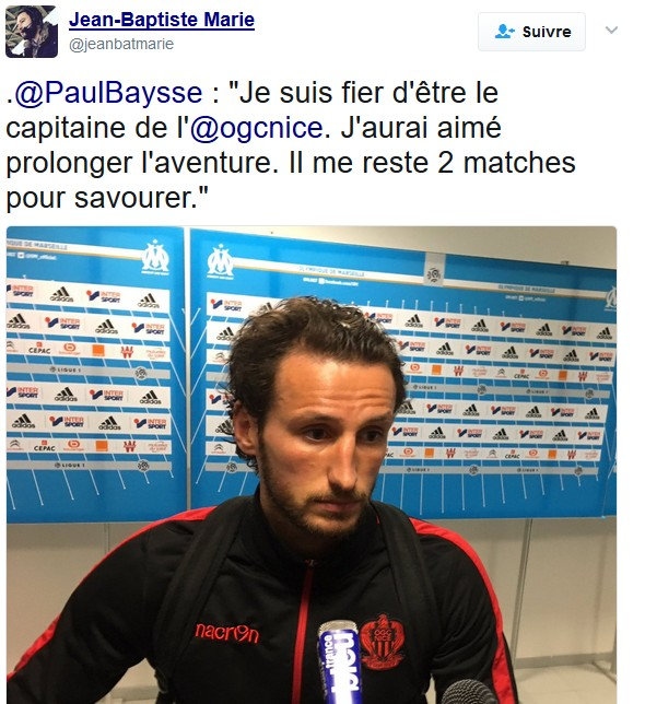 Actualités : Paul Baysse va quitter Nice - Girondins33 