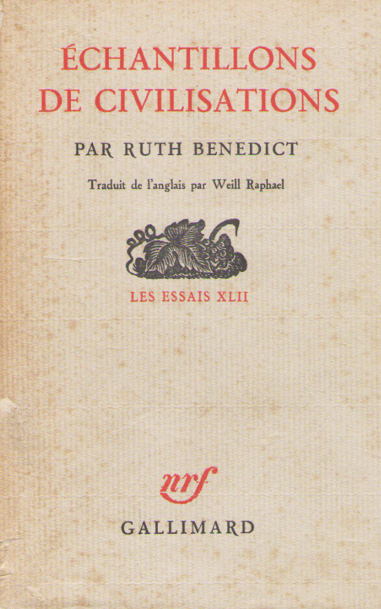 Échantillons de civilisations. Ruth Benedict