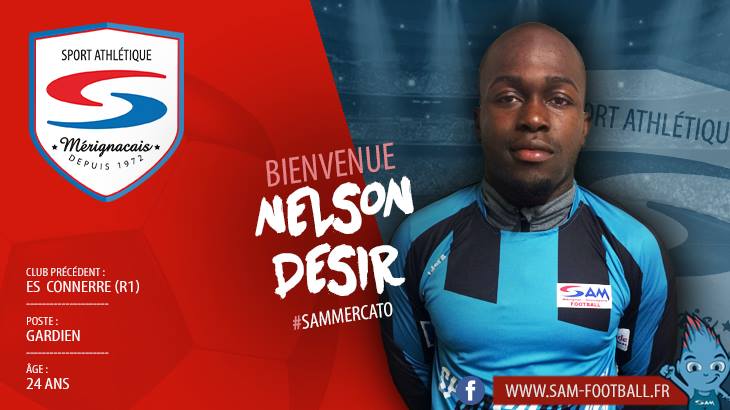 Cfa Girondins : Nelson Désir s'engage avec le SA Mérignac - Formation Girondins 