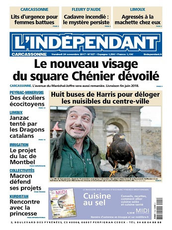 L’Indépendant ( 3 Éditions ) & MIDI ECO Du Vendredi 24 Novembre 2017