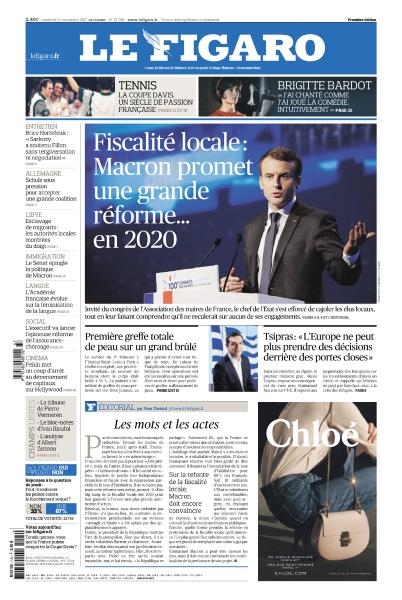 Le Figaro Du Vendredi 24 Novembre 2017