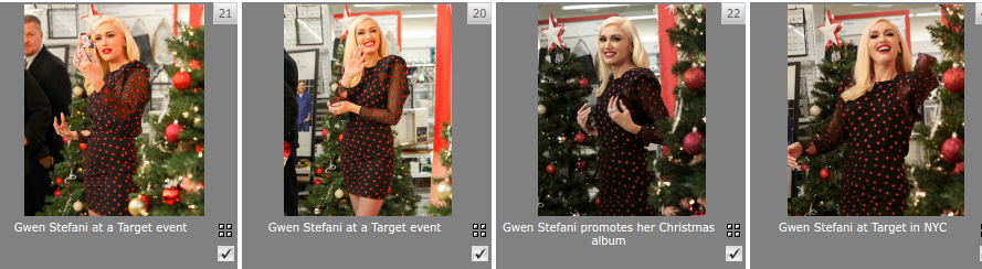 Gwen Stefani - promotes her Christmas album at Target in New York (Nov 20, 2017)
