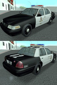 Taxi & Police LS Ford Crown Victoria 2003 2033930492