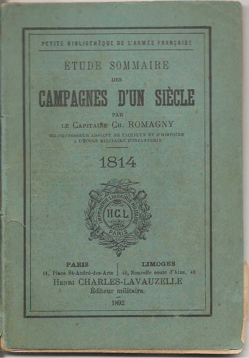 Les livres sur la Campagne de france de 1814 Lvxv