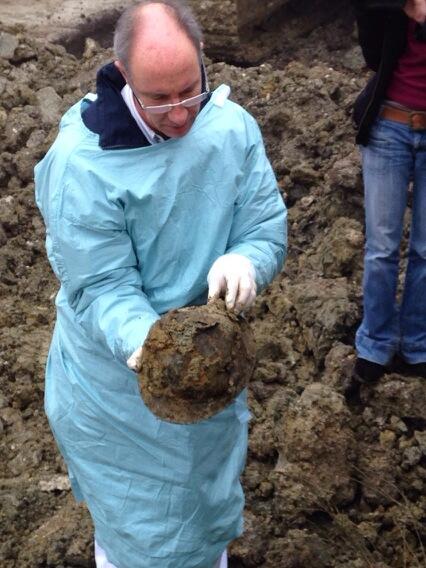 Le corps d'un poilu découvert samedi 25 janvier a Fleury (55) Mc36