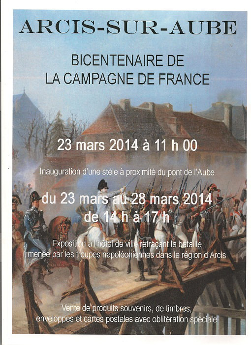 Exposition bicentenaire de la bataille d'Arcis sur Aube du 23 au 28 mars 2014 Ao42