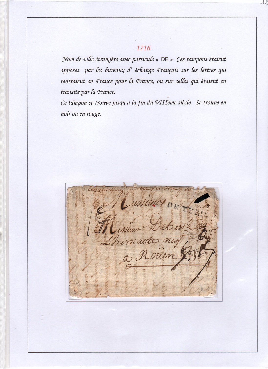 marques  postales et obliterations de France  087e