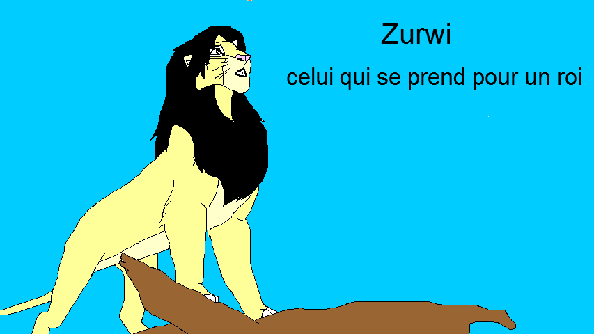 Zurwi  le lion égoïste et manipulateur de la savane  8g3s