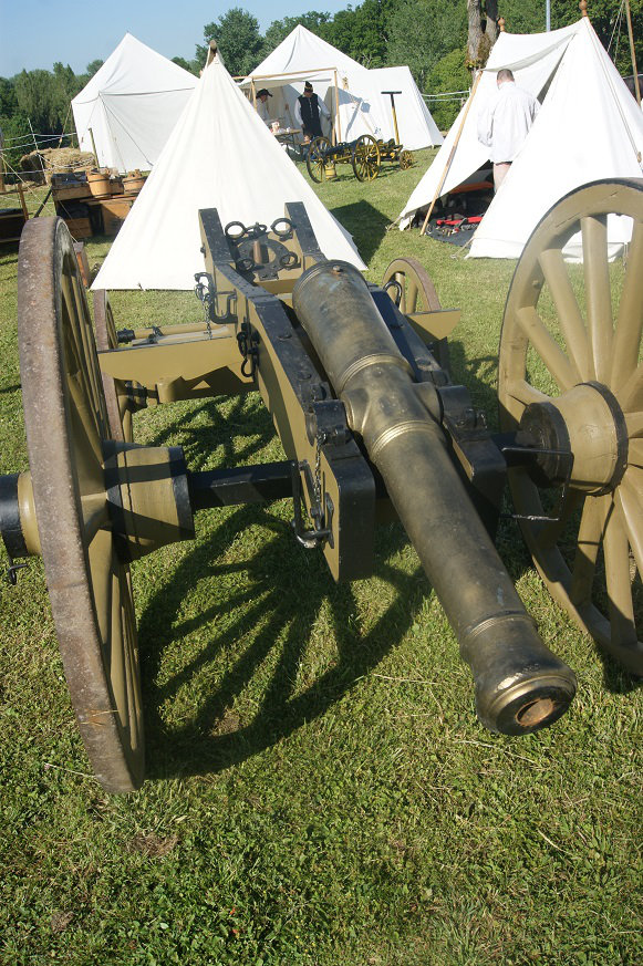Pièce d'artillerie Gribeauval R7mr