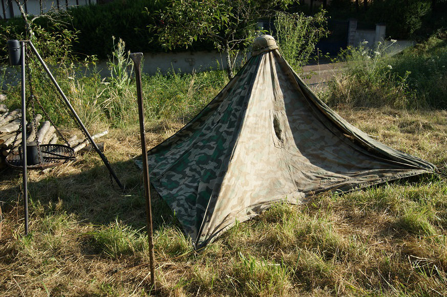 Photos de tentes individuelles et collectives de la whermacht... E3w1