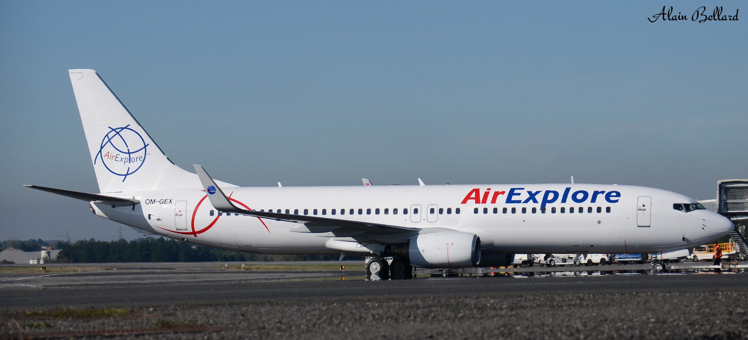 [26/10/2014] Boeing B737-800 (OM-GEX) Air Explore Wkhf
