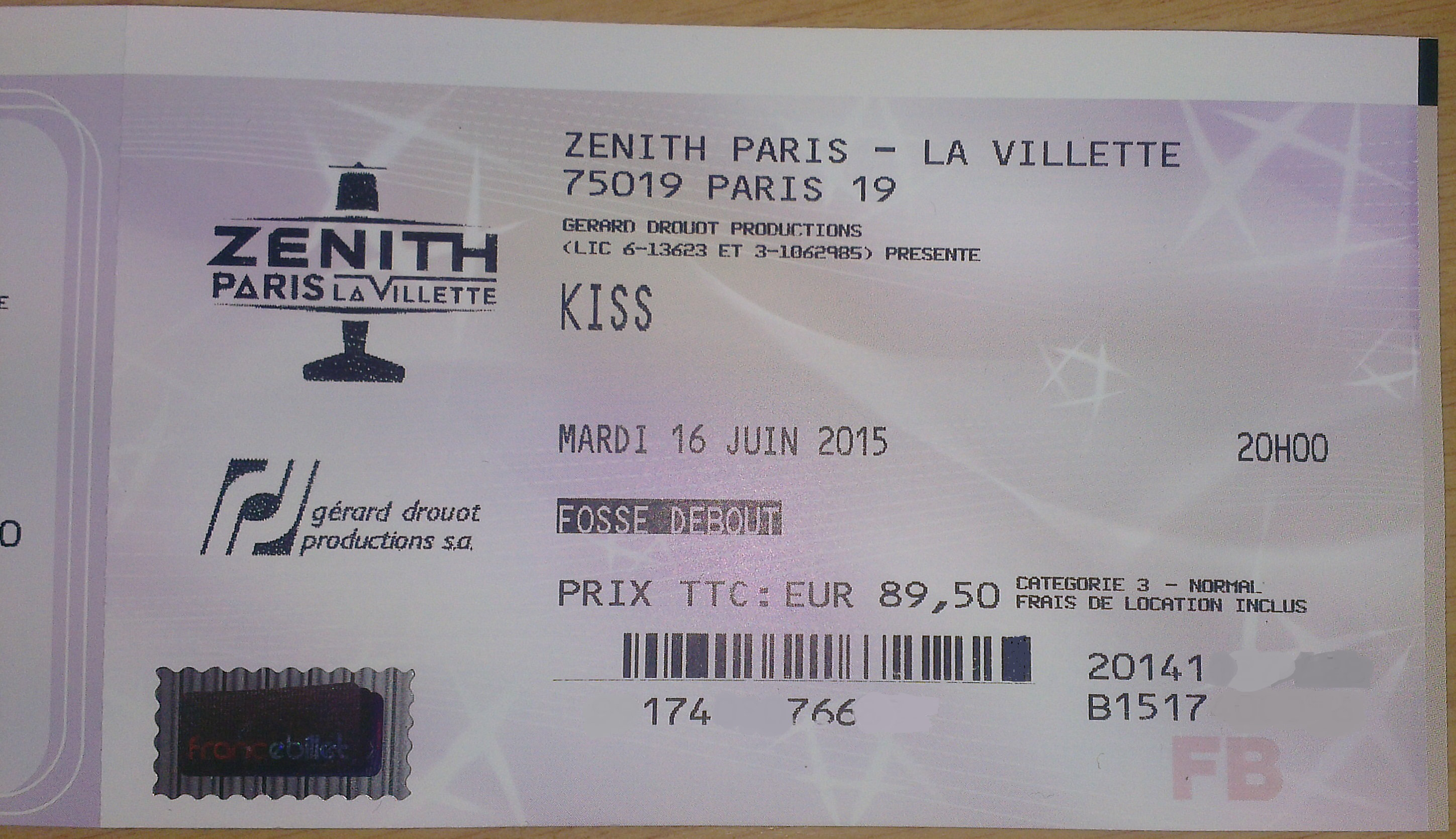KISS au Zénith de Paris le 16 juin 2015 Pb5d
