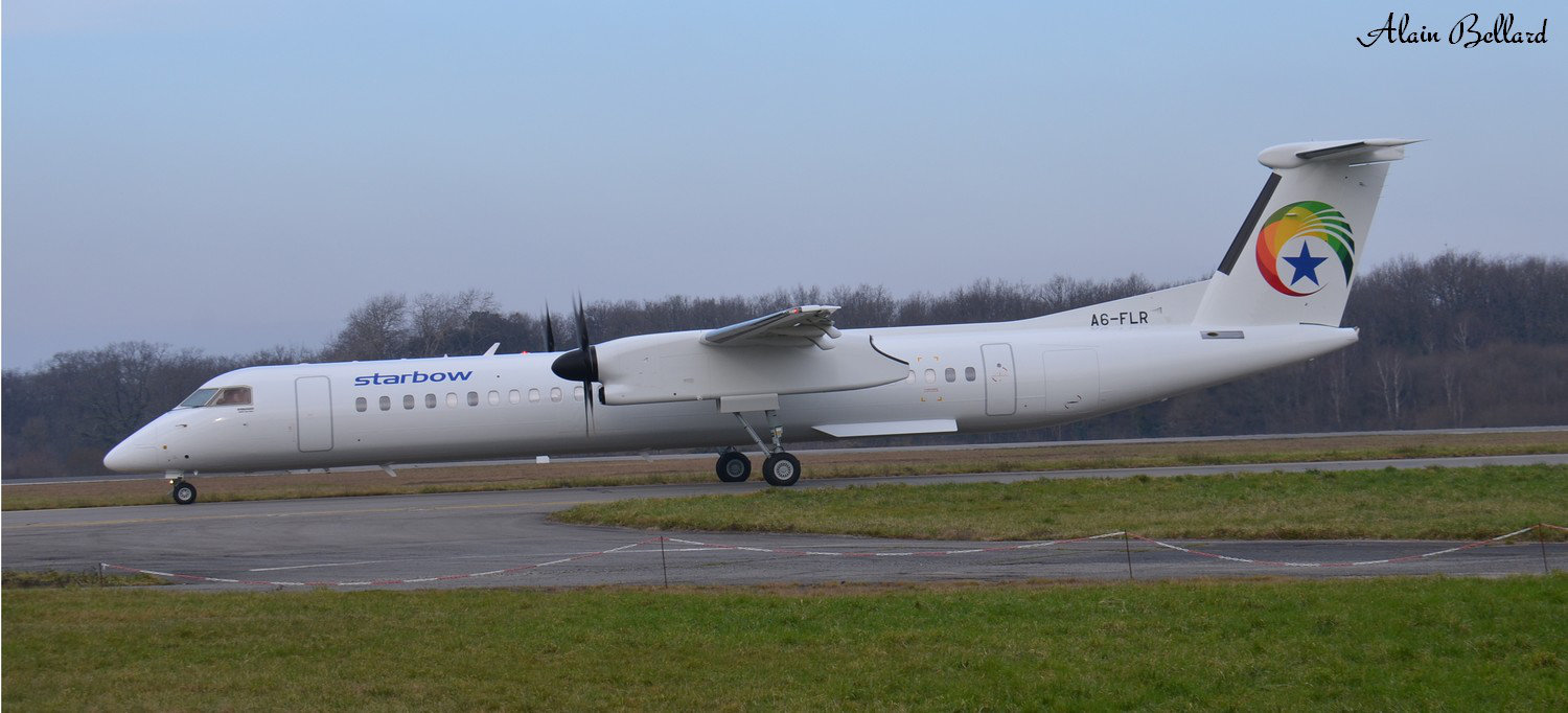 [03/02/2015] Dash8  (A6-FLR) Falcon Aviation Services Qzj9