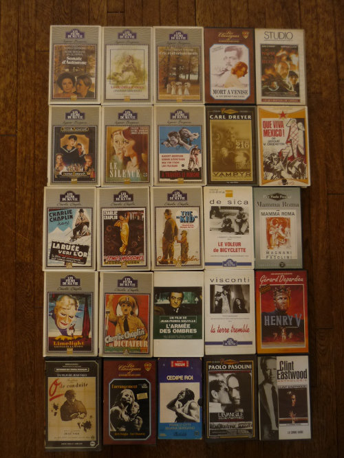 Lots de VHS Cinema Japonais et autre Du0x