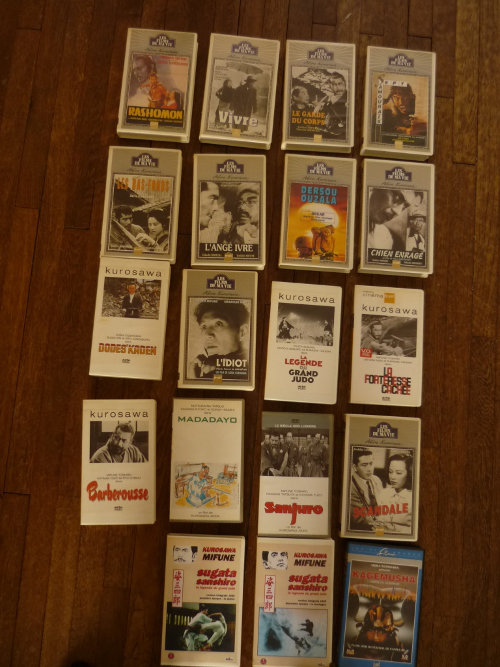 Lots de VHS Cinema Japonais et autre Tdz5