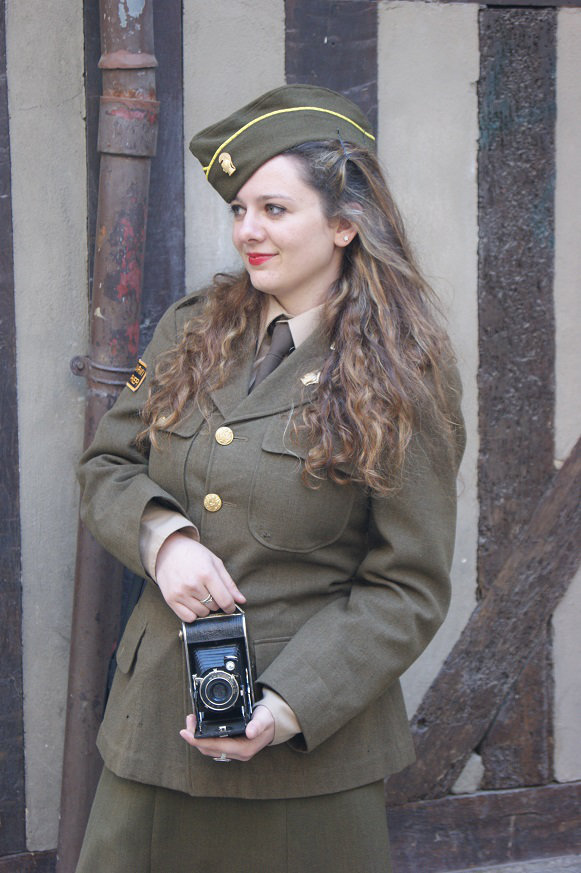 Photographe féminin de l'US Army 1944-1945 H3i8