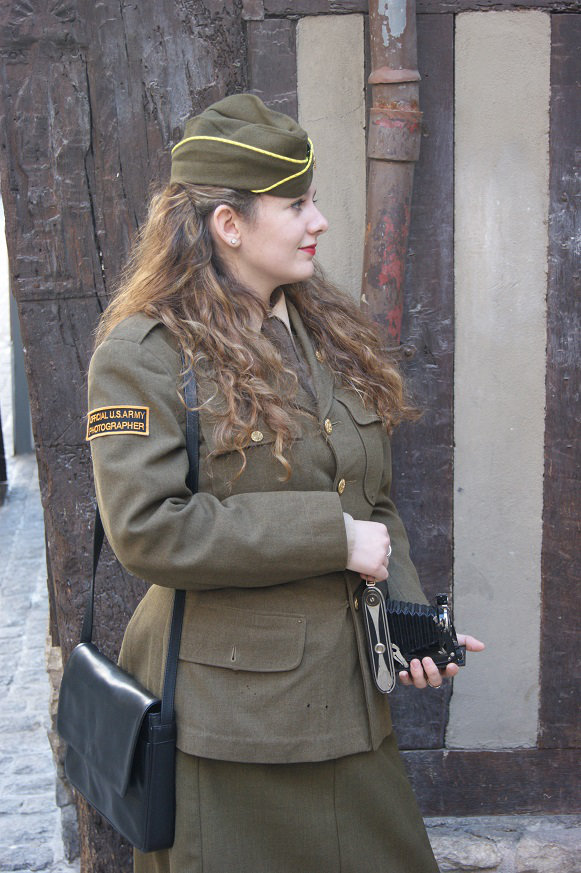 Photographe féminin de l'US Army 1944-1945 Hd3m