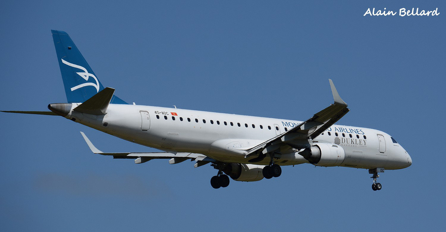 [17/05/2015] Embraer 190-200LR (4O-AOC) Montenegro Airlines "Dukley sticker" Aytj