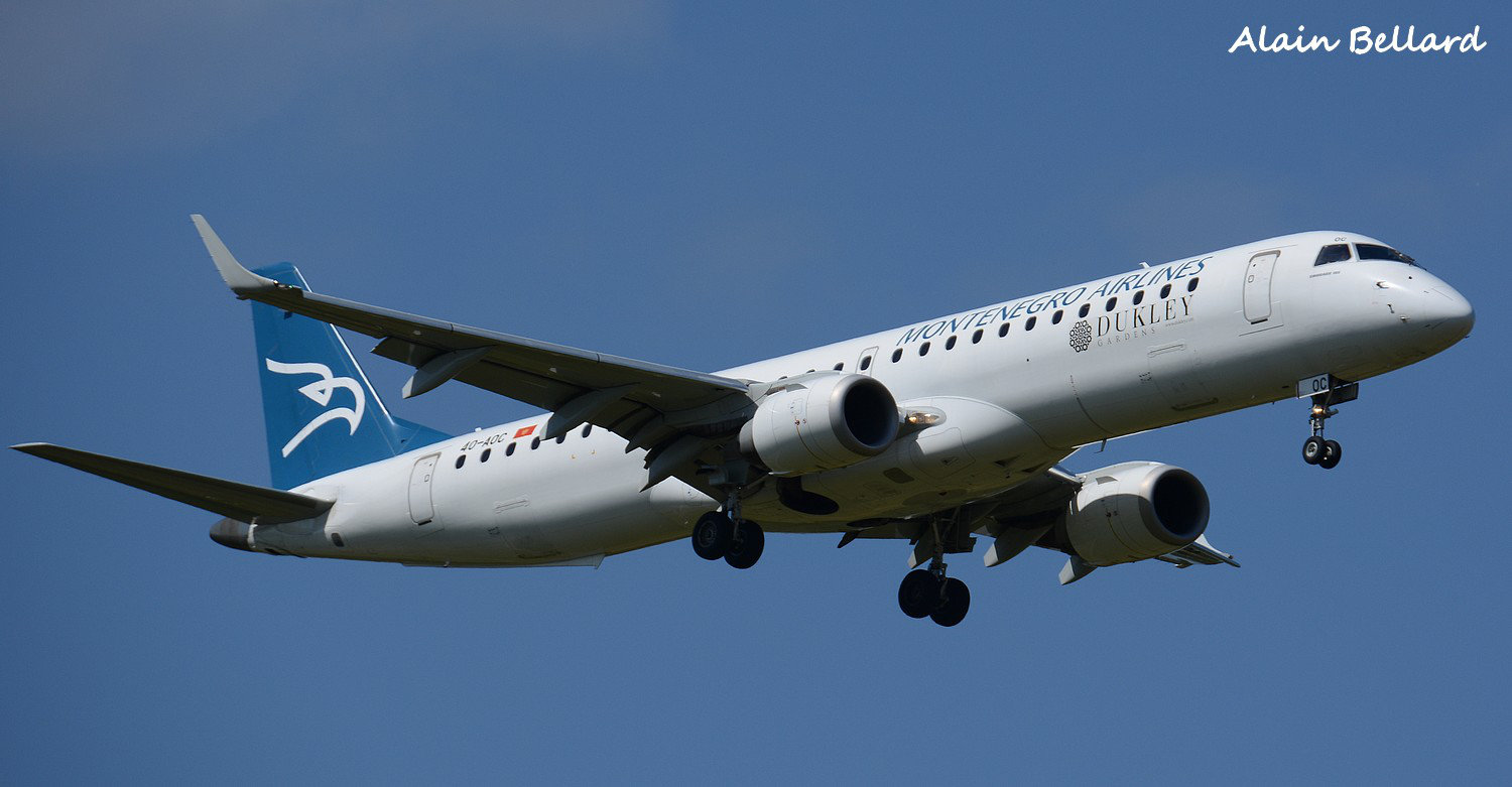 [17/05/2015] Embraer 190-200LR (4O-AOC) Montenegro Airlines "Dukley sticker" Ruae