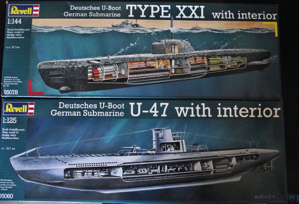 Sous marin Type XXI Revell au 1/125 Ka23