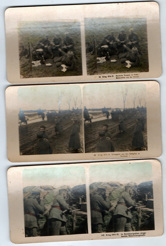    Photos stéréoscopiques WW1. 41gm