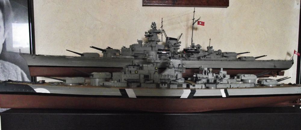 Bismarck Revell au 1/350ème  Ajbr