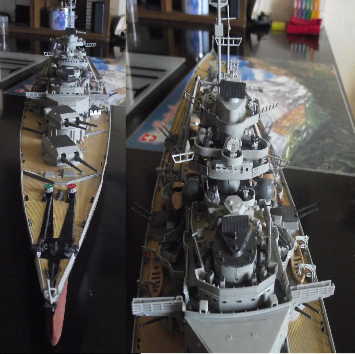 Bismarck Revell au 1/350ème  Cjrp