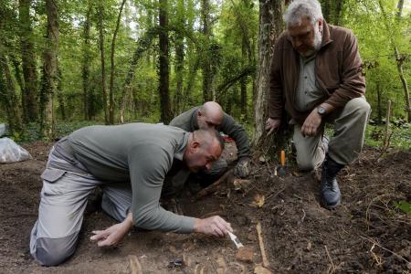 Des ossements d'au moins trois soldats allemands découverts à Courthiézy (51) Jufy