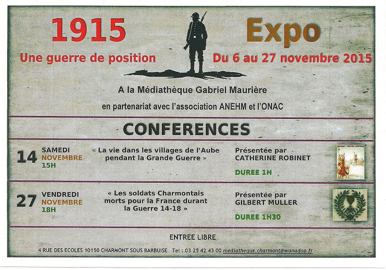Expo a Charmont sous Barbuise, sur 1915 et la guerre de tranchées, 6 au 27 novembre 2015 Lw6g