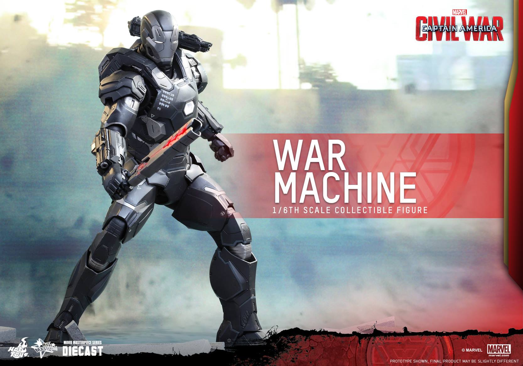 CAPTAIN AMERICA : CIVIL WAR - WAR MACHINE (MMS???DC??) P2x4