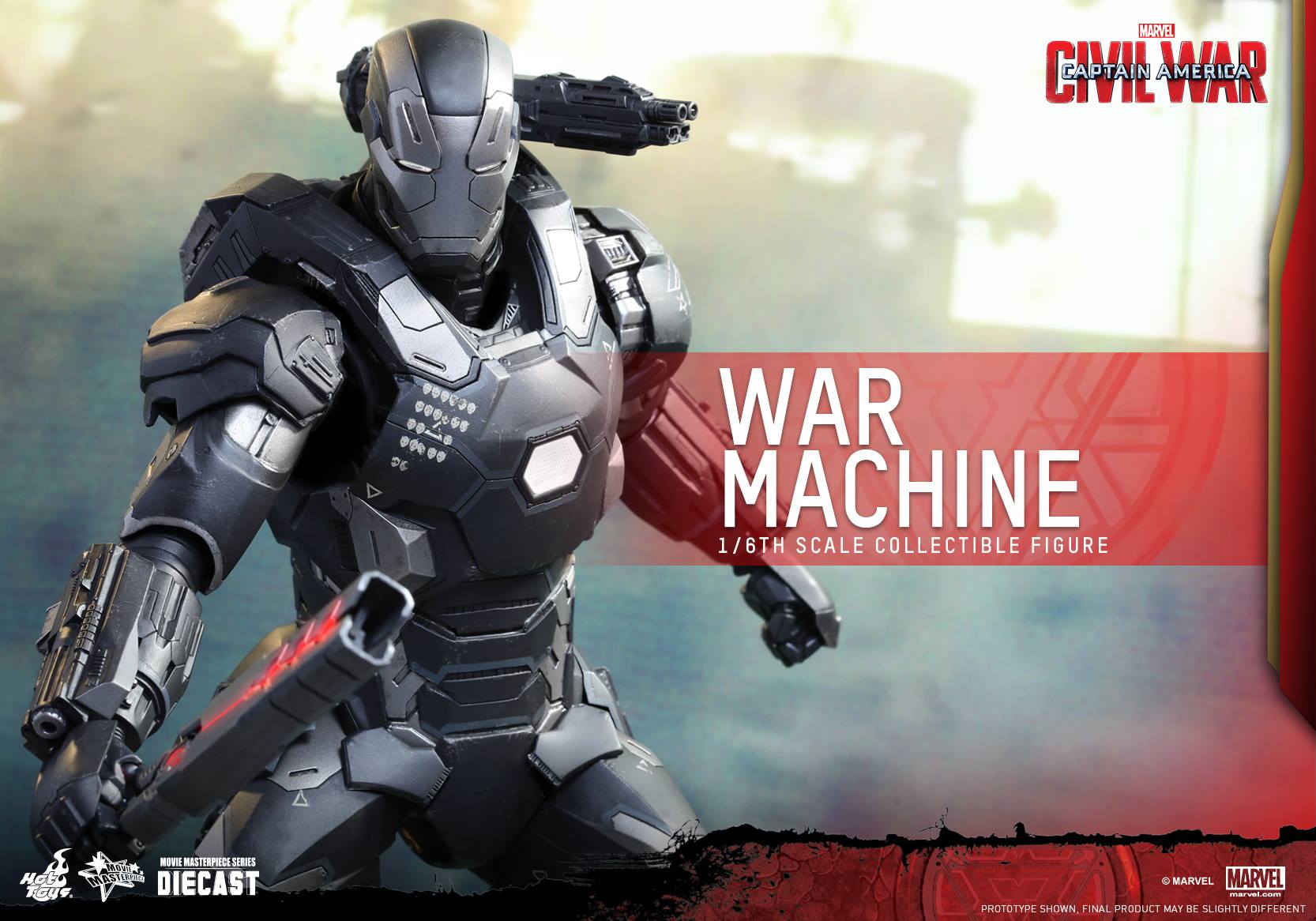 CAPTAIN AMERICA : CIVIL WAR - WAR MACHINE (MMS???DC??) R6kg
