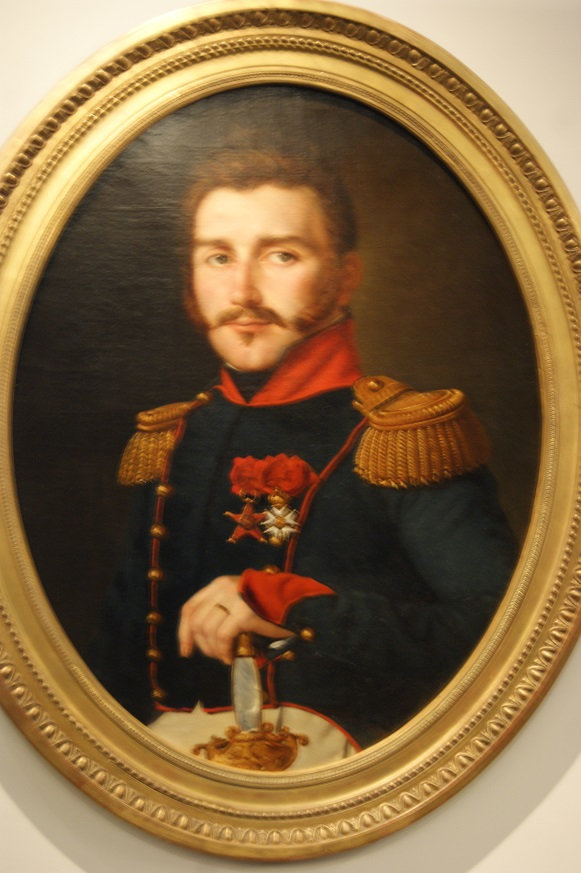Portrait d'un colonel des Chasseurs a cheval de la Garde. 30ni