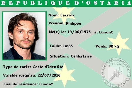 Philippe Lacroix - Carte d'identité 7k17